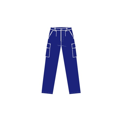 CALÇA HR AB/FECHO B/ALFORGE AZ PORTO * CALÇA HR AB/FECHO B/ALFORGE AZ PORTO *